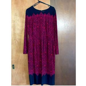 Flattering Liz Claiborne Sheath Dress. Worn once.